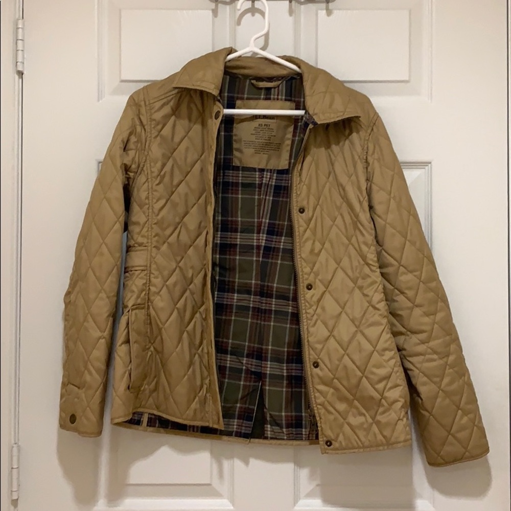 Ll bean quilted riding jacket